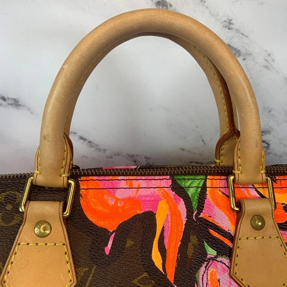 Louis Vuitton Roses Speedy 30 Monogram bag Pink Floral Sprouse Limited Edition - Picture 4 of 16